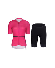 RIVANELLE Cyklistický krátky dres a krátke nohavice - LOVELY - čierna/ružová